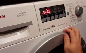 Reinicializando uma máquina de lavar Bosch