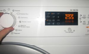 Electrolux skalbimo mašinos nustatymas iš naujo