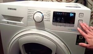 Startar om en Samsung tvättmaskin