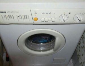 A Zanussi mosógép nem öblít