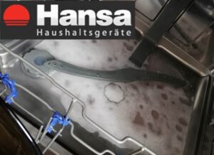 Ang Hansa dishwasher ay hindi nakakaubos ng tubig