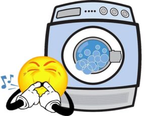 Pakeitus šepečius švilpia skalbimo mašina