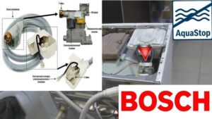 Aqua-stop a funcționat în mașina de spălat vase Bosch