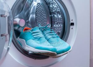 Kann man Sneakers in einer Waschmaschine schleudern? 