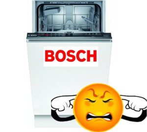 Bosch dishwasher hums when running
