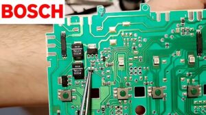 Reparación del módulo de control de lavadora Bosch