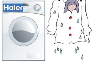 מכונת הכביסה של Haier אינה מסתובבת
