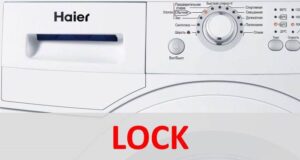 Lock error in Haier washing machine