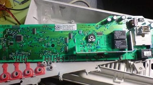 traces of carbon deposits on the SM Electrolux module