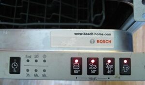 Kaip atšaukti programą „Bosch“ indaplovėje