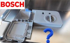 Unde să turnați agent de clătire într-o mașină de spălat vase Bosch