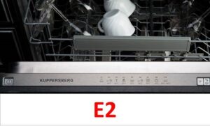 Fel E2 på Kuppersbergs diskmaskin