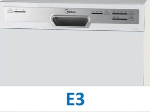 Error E3 on Midea dishwasher