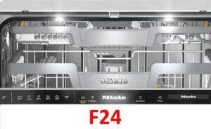 Ralat F24 pada mesin basuh pinggan mangkuk Miele