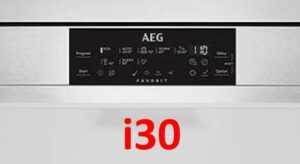 Erro i30 na máquina de lavar louça AEG
