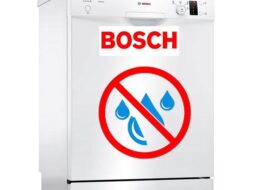 Mesin basuh pinggan mangkuk Bosch tidak mengisi air