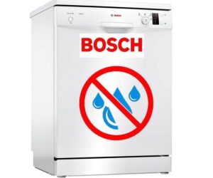 Mesin basuh pinggan mangkuk Bosch tidak mengisi air