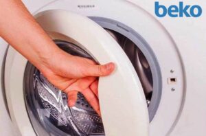 How to open the Beko washing machine door