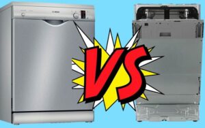 Mesin basuh pinggan mangkuk mana yang lebih baik: terbina dalam atau berdiri bebas?