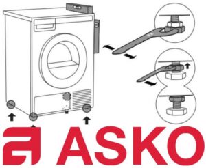 Jak nainstalovat pračku Asko?