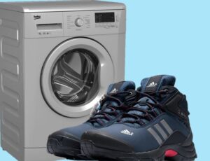Wintersneaker in der Waschmaschine waschen 