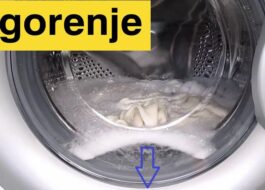 Nucené vypouštění vody z pračky Gorenje