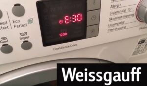 La machine à laver Weissgauff affiche l'erreur E30