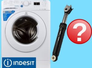 Combien y a-t-il d'amortisseurs dans une machine à laver Indesit ?