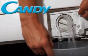 Как да източите водата от пералня Candy