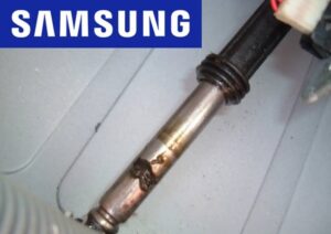 Reparación de amortiguadores de lavadora Samsung.