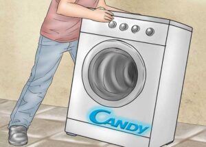 Пералнята на Candy прескача по време на центрофугиране