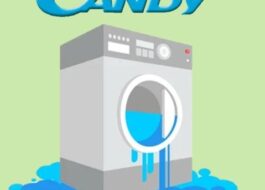 Candy vaskemaskine utæt