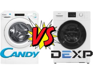 Kuri skalbimo mašina geresnė: „Candy“ ar „Dexp“?