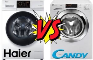 Vilken tvättmaskin är bättre: Haier eller Candy